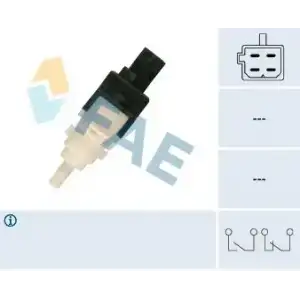 FAE Fren Pedal Müşürü (4 FIS Siyah-beyaz) - Fiat / Alfa / Lancia FAE 24413