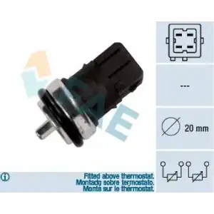 FAE Hararet Müşürü (Termostat Üstü 4 Fişli) - Renault / Dacia FAE 33810