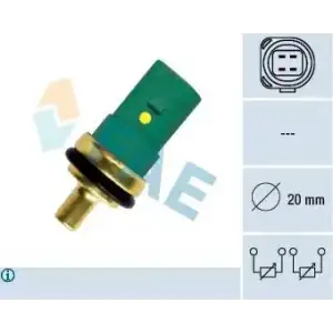 FAE Hararet Müşürü (Yesil / 26103 / 7.3258 (Oval)) - VW Grubu (VW/Audi/Seat/Skoda) FAE 33783
