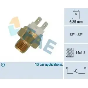 FAE Fan Müşürü (87 °C, ILA 82 °C) - Volvo FAE 36050