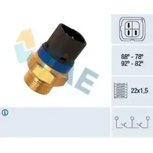 FAE Fan Müşürü (3 Fişli 78 °C / 88 °C) - Renault / Dacia FAE 38110
