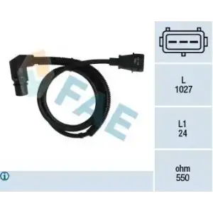 FAE Krank Devir Sensörü (3 Fişli 1000mm) - Opel FAE 79044