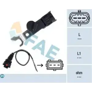 FAE Eksantrik Devir Sensörü (3 Fişli) (FAE 79167) - Opel