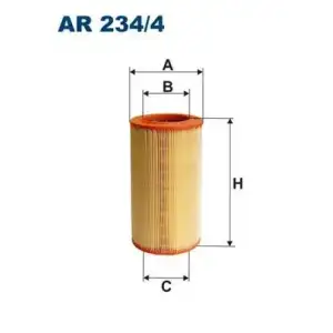 FILTRON Hava Filtresi (Boru Tip / Tjet07/dmtj) - Fiat / Alfa / Lancia AR 234/4