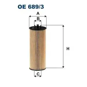FILTRON Yağ Filtresi (OE 689/3) - Fiat / Alfa / Lancia