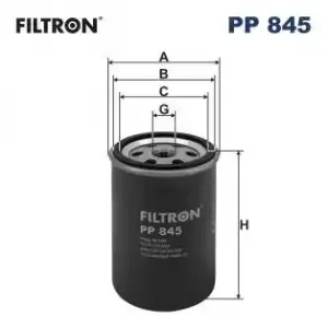 FILTRON Yakıt Filtresi (Vidalı Filtre) (PP 845) - Ağır Vasıta
