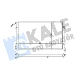KALE Su Radyatörü (8MK 376 700-491 (640x415 MM)) - VW Grubu (VW/Audi/Seat/Skoda) 356920