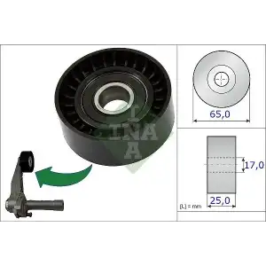 INA V Kayış Gergi Rulmanı (531 0866 10) - BMW / Mini