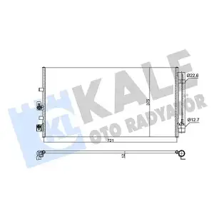 KALE Klima Radyatörü (357280) - Ford