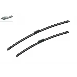 BOSCH Silecek Süpürgesi Ön Takım (650 / 550 MM) (3397007225) - Peugeot / Citroën / DS