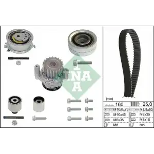 INA Triger Seti (Devirdaimli 160 Dış / Kp25649xs-1) - VW Grubu (VW/Audi/Seat/Skoda) 530 0550 32
