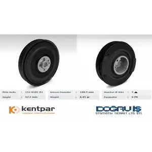 KENTPAR Krank Kasnağı (26834) - VW Grubu (VW/Audi/Seat/Skoda) KENT 152 K101 01