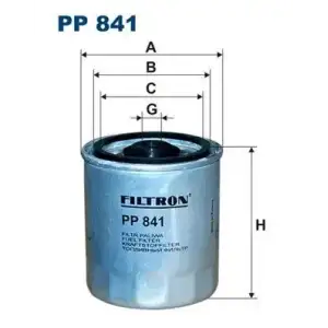 FILTRON Yakıt Filtresi (H35wk02 D87) - Mercedes-Benz PP 841