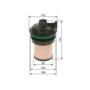 BOSCH Yakıt Filtresi (Mazot Filtresi (Eleman)) (F026402247) - Renault / Dacia