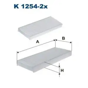 FILTRON Polen Filtresi (Set) (K 1254-2x) - Japon Araçları