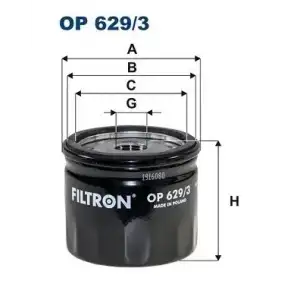 FILTRON Yağ Filtresi (OP 629/3) - Ford