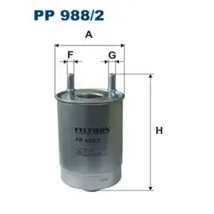 FILTRON Yakıt Filtresi (Mazot Filtresi) (PP 988/2) - Renault / Dacia