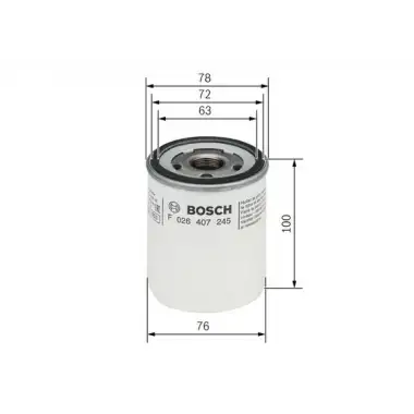 BOSCH Yağ Filtresi (FWD) - Ford F026407245