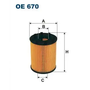FILTRON Yağ Filtresi (Tirnakli Tip) - Fiat / Alfa / Lancia OE 670