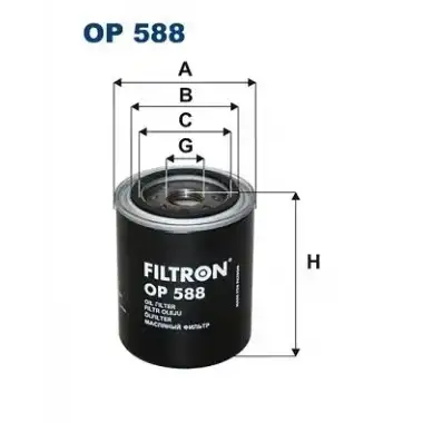 FILTRON Yağ Filtresi (OP 588) - Japon Araçları