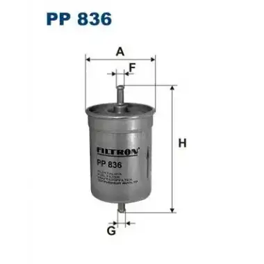 FILTRON Yakıt Filtresi (KL 9 / H80wk01) - Mercedes-Benz PP 836