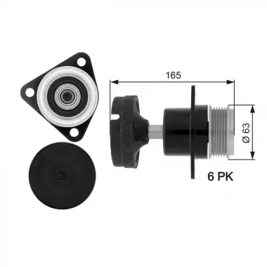 GATES Alternatör Safti - Ford OAP7050