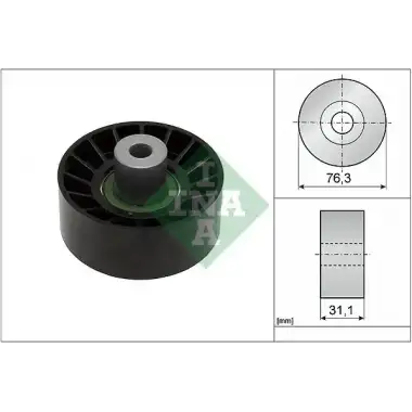 INA V Kayış Gergi Rulmanı (Düz) (532 0776 10) - Ford