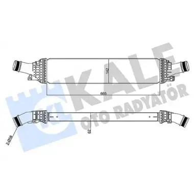 KALE Turbo Radyatörü (8ML 376 746-191) - VW Grubu (VW/Audi/Seat/Skoda) 342600