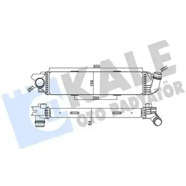 KALE Turbo Radyatörü (Intercooler) (352480) - Renault / Dacia