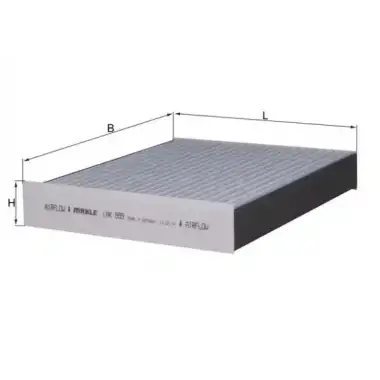 MAHLE Polen Filtresi (E2980lc / Ahc353 (Karbonlu)) - VW Grubu (VW/Audi/Seat/Skoda) MHL LAK855