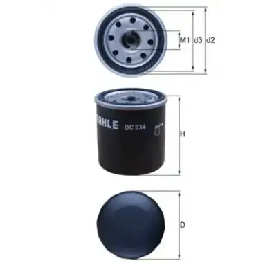 MAHLE Yağ Filtresi (MHL OC534) - Japon Araçları