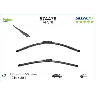 VALEO Silecek Süpürgesi Ön Takım (574478) - BMW / Mini