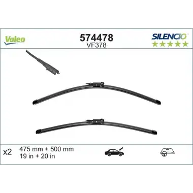 VALEO Silecek Süpürgesi Ön Takım (574478) - BMW / Mini