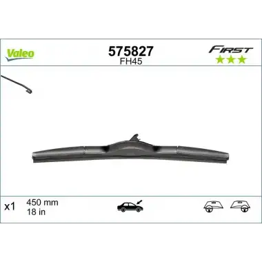 VALEO Silecek Süpürgesi Ön (450 Mm Hibrid Silecek) 575827