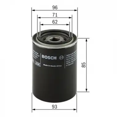 BOSCH Yağ Filtresi (0451103219) - Volvo