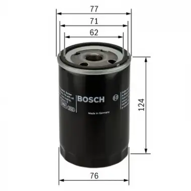 BOSCH Yağ Filtresi ((C601-14-302) Uzun Tip) - Ford 0451103259