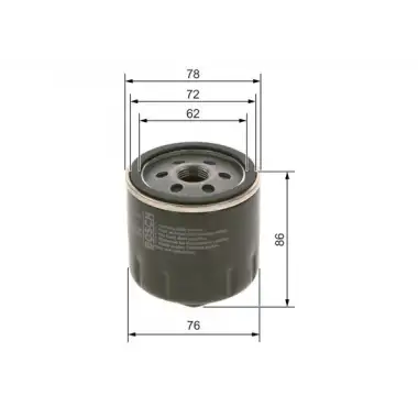 BOSCH Yağ Filtresi (H90w17 / Oc295) - VW Grubu (VW/Audi/Seat/Skoda) 0451103318