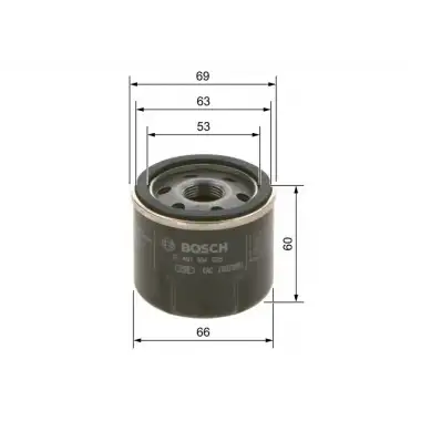 BOSCH Yağ Filtresi (Atom) - Renault / Dacia 0451104025