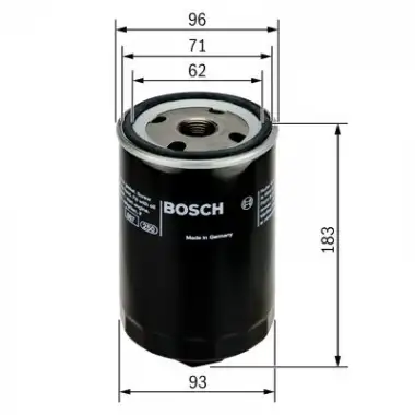 BOSCH Yağ Filtresi (H19w06 / Oc105) - VW Grubu (VW/Audi/Seat/Skoda) 0451203087