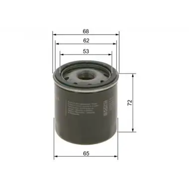 BOSCH Yağ Filtresi (0986452028) - Japon Araçları
