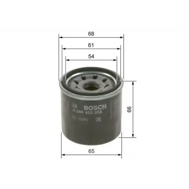 BOSCH Yağ Filtresi (0986452058) - Opel