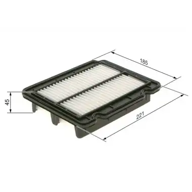 BOSCH Hava Filtresi (09864B0045) - Opel