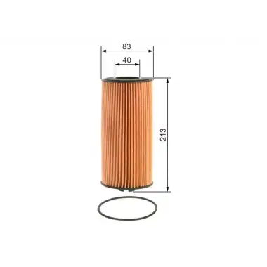 BOSCH Yağ Filtresi (Filtre Elemanı) (09864B7003) - Ağır Vasıta