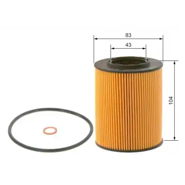 BOSCH Yağ Filtresi (09864B7017) - BMW / Mini