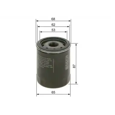 BOSCH Yağ Filtresi (09864B7065) - Japon Araçları