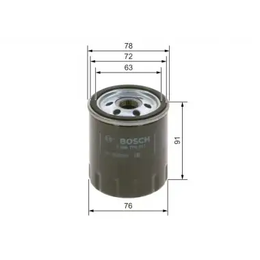 BOSCH Yağ Filtresi (0986TF0051) - Fiat / Alfa / Lancia
