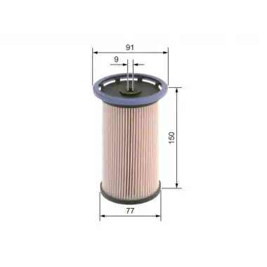 BOSCH Yakıt Filtresi (E439kp / Kx386) - VW Grubu (VW/Audi/Seat/Skoda) 1457070014