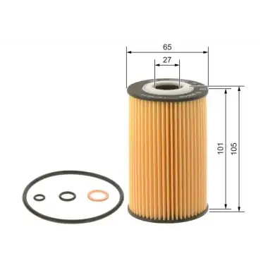 BOSCH Yağ Filtresi (OX 127/1d-e104hd43) - BMW / Mini 1457429108
