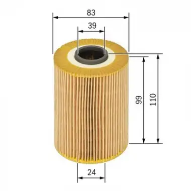 BOSCH Yağ Filtresi (Ox160d / L314) - VW Grubu (VW/Audi/Seat/Skoda) 1457429142