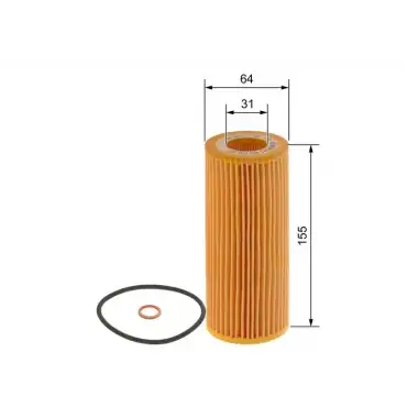 BOSCH Yağ Filtresi (OX 368d1) - BMW / Mini 1457429185